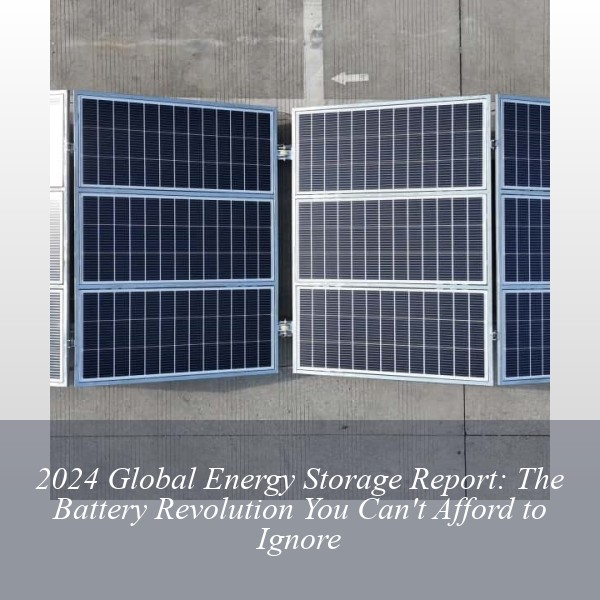 2024 Global Energy Storage Report: The Battery Revolution You Can't Afford to Ignore